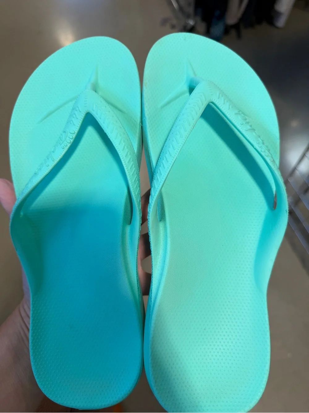 Women's Aqua Teal Comfort Flip Flop Sandals